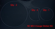 Picture of Gauge Blackout Stickers - NC