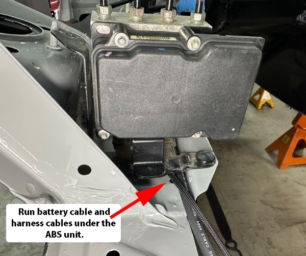 Battery Cable Relocation Kit NC