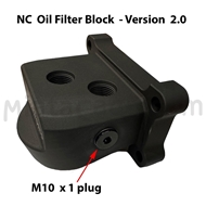 Picture of NC Oil Filter Mount with cooling ports - Version 2