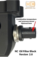 Picture of NC Oil Filter Mount with cooling ports - Version 2