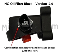 Picture of NC Oil Filter Mount with cooling ports - Version 2